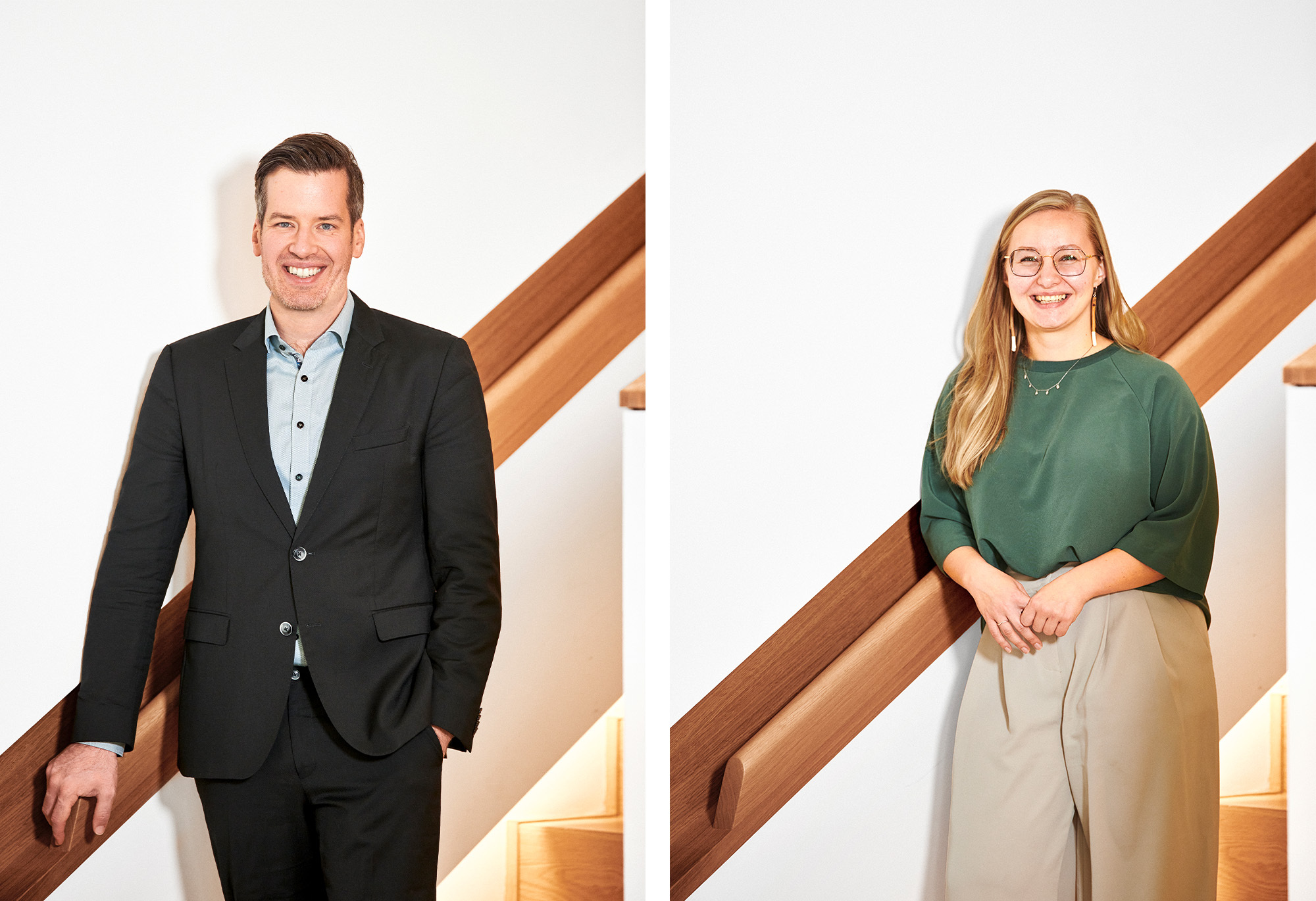 Johannes Mnich (Intendant) und Johanna Ort (Marketing/Kommunikation)<br>